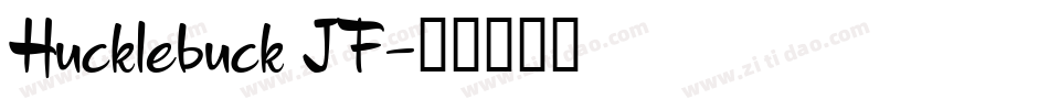 Hucklebuck JF字体转换